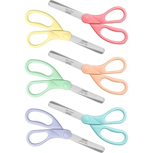 image:imageMr Pen Kids Scissors 6 Pack 5 Inch Pastel Macaroon Color Ages 4  Stainless Steel Blunt Tip amp Ergonomic Plastic Handle Right amp Left Handed Safety Scissors for Kids Ages 68Pastel Colors