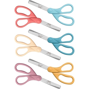 image:imageMr Pen Kids Scissors 6 Pack 5 Inch Pastel Macaroon Color Ages 4  Stainless Steel Blunt Tip amp Ergonomic Plastic Handle Right amp Left Handed Safety Scissors for Kids Ages 68Desert Dusk