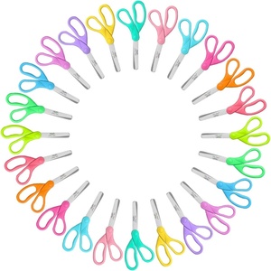 image:imageMr Pen Kids Scissors 6 Pack 5 Inch Pastel Macaroon Color Ages 4  Stainless Steel Blunt Tip amp Ergonomic Plastic Handle Right amp Left Handed Safety Scissors for Kids Ages 68Bright Colors