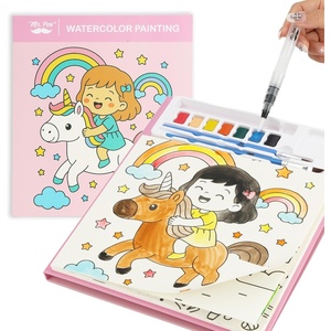 image:imageMr Pen Washable Watercolors 2 Pack 8 Colors with Paint Brush  Watercolor Paint Set Water Color Painting Kids Watercolors for Kids and Adults