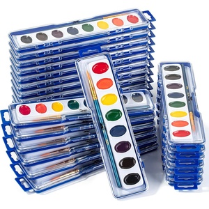 image:imageMr Pen Washable Watercolors 60 Pack 8 Colors with Paint Brush  Bulk Watercolor Paint Set Water Color Painting Kids Watercolors for Kids and Adults24 Pack