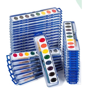 image:imageMr Pen Washable Watercolors 60 Pack 8 Colors with Paint Brush  Bulk Watercolor Paint Set Water Color Painting Kids Watercolors for Kids and Adults36 Pack