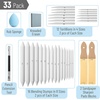 image:imageMr Pen  14 Pack of Blending Stumps Art Eraser Blending Sticks for Drawing Shading Pencils for Sketching  Tortillions Paper Art Blenders with Sandpaper Sharpeners amp Kneaded Eraser for Beginner Art Paper Stumps for Shading33 Pack