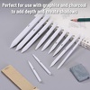 image:imageMr Pen  14 Pack of Blending Stumps Art Eraser Blending Sticks for Drawing Shading Pencils for Sketching  Tortillions Paper Art Blenders with Sandpaper Sharpeners amp Kneaded Eraser for Beginner Art Paper Stumps for Shading14 Pack