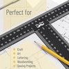 image:imageMr Pen  T Square T Ruler 45 cm Metal T Square Ruler Drafting Tools  Tsquare Truler Architectural Triangle12 inch