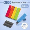 image:imageMr Pen 05 mm Lead Refills for Mechanical Pencils 20 Pack  2000 pcs 100 per Tube Black HB Graphite Lead Bulk Standard Mechanical Pencil Refills for Drawing and Sketching05mm 2000 pcs