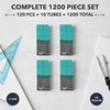 image:imageMr Pen 07 mm Lead Refills for Mechanical Pencils  1200 pcs 120 per Tube Black HB Graphite Lead Standard Mechanical Pencil Refills for Drawing and Sketching