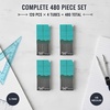image:imageMr Pen 07 mm Lead Refills for Mechanical Pencils 480 pcs 120 per Tube  Black 4B Graphite Lead Standard Mechanical Pencil Refills for Drawing and SketchingHB Graphite