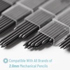 image:imageMr Pen 07 mm Lead Refills for Mechanical Pencils 480 pcs 120 per Tube  Black 4B Graphite Lead Standard Mechanical Pencil Refills for Drawing and Sketching2B Graphite
