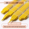 image:imageMr Pen 07 mm Lead Refills for Mechanical Pencils 480 pcs 120 per Tube  Black 4B Graphite Lead Standard Mechanical Pencil Refills for Drawing and SketchingYellow