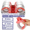 image:imageMr Pen 2 Rolls Packing Tape with 2 Dispensers 2 Wide 50 Yards  Clear Packing Tape Heavy Duty for Mailing Moving Boxes and PackagingClear