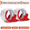 image:imageMr Pen 2 Rolls Packing Tape with 2 Dispensers 2 Wide 50 Yards  Clear Packing Tape Heavy Duty for Mailing Moving Boxes and PackagingClear