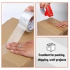 image:imageMr Pen 2 Rolls Packing Tape with 2 Dispensers 2 Wide 50 Yards  Clear Packing Tape Heavy Duty for Mailing Moving Boxes and PackagingClear