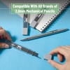 image:imageMr Pen 20 mm Lead Refills 48 Pack 12 per Tube Black 90 mm Length  Bold 2 mm Mechanical Pencil Leads for Construction Woodworking amp Drafting Break amp Smudge ResistantBlack