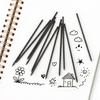 image:imageMr Pen 20 mm Lead Refills 48 Pack 12 per Tube Black 90 mm Length  Bold 2 mm Mechanical Pencil Leads for Construction Woodworking amp Drafting Break amp Smudge ResistantBlack