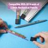 image:imageMr Pen 20 mm Lead Refills 48 Pack 12 per Tube Black 90 mm Length  Bold 2 mm Mechanical Pencil Leads for Construction Woodworking amp Drafting Break amp Smudge ResistantBlue Green Orange Pink Red Yellow