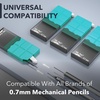 image:imageMr Pen 20 mm Lead Refills 48 Pack 12 per Tube Black 90 mm Length  Bold 2 mm Mechanical Pencil Leads for Construction Woodworking amp Drafting Break amp Smudge Resistant2B Graphite
