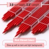 image:imageMr Pen 20 mm Lead Refills 48 Pack 12 per Tube Black 90 mm Length  Bold 2 mm Mechanical Pencil Leads for Construction Woodworking amp Drafting Break amp Smudge ResistantCherry Red