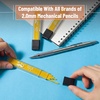 image:imageMr Pen 20 mm Lead Refills 48 Pack 12 per Tube Black 90 mm Length  Bold 2 mm Mechanical Pencil Leads for Construction Woodworking amp Drafting Break amp Smudge ResistantYellow