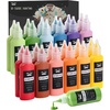image:imageMr Pen 3D Fabric Paint Set 12 Pack Basic Colors 067 oz Bottles  Permanent Paint for Fabric Perfect for Clothes Tshirts Shoes and DIY Craft ProjectsSoft  Bright