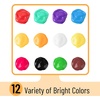 image:imageMr Pen 3D Fabric Paint Set 12 Pack Basic Colors 067 oz Bottles  Permanent Paint for Fabric Perfect for Clothes Tshirts Shoes and DIY Craft ProjectsSoft  Bright