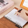 image:imageMr Pen A5 Leather Planner Binder Brown A5 Refillable Notebook Binder  Fathers Day Gift