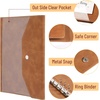 image:imageMr Pen A5 Leather Planner Binder Brown A5 Refillable Notebook Binder  Fathers Day Gift