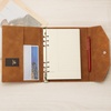 image:imageMr Pen A5 Leather Planner Binder Brown A5 Refillable Notebook Binder  Fathers Day Gift