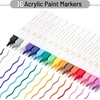 image:imageMr Pen Acrylic Paint Markers 16 pcs Vibrant Color Brush Tip Set