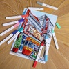 image:imageMr Pen Acrylic Paint Markers 16 pcs Vibrant Color Brush Tip Set