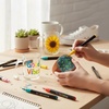 image:imageMr Pen Acrylic Paint Markers 32 pcs Colorful  Acrylic Paint Pens for Rocks Wood Canvas Stone Glass Ceramic Surfaces
