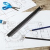 image:imageMr Pen Architectural Scale 12 inch Black Scale Ruler Contractor  Architect Scal Drafting ToolsBlack  White