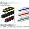 image:imageMr Pen Architectural Scale 12 inch Black Scale Ruler Contractor  Architect Scal Drafting ToolsBlack  White
