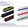 image:imageMr Pen Architectural Scale 12 inch Black Scale Ruler Contractor  Architect Scal Drafting ToolsBlack  White