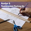 image:imageMr Pen Architectural Scale 12 inch Black Scale Ruler Contractor  Architect Scal Drafting ToolsGold