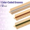 image:imageMr Pen Architectural Scale 12 inch Black Scale Ruler Contractor  Architect Scal Drafting ToolsGold
