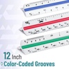 image:imageMr Pen Architectural Scale 12 inch Black Scale Ruler Contractor  Architect Scal Drafting ToolsWhite