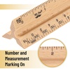 image:imageMr Pen Architectural Scale Ruler 12 Inch 2 Pack  Wooden Architecture Ruler Scale Ruler for Blueprints Architect Ruler Imperial Scale Drafting Ruler