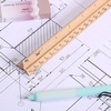 image:imageMr Pen Architectural Scale Ruler 12 Inch 2 Pack  Wooden Architecture Ruler Scale Ruler for Blueprints Architect Ruler Imperial Scale Drafting Ruler