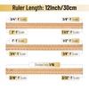 image:imageMr Pen Architectural Scale Ruler 12 Inch 2 Pack  Wooden Architecture Ruler Scale Ruler for Blueprints Architect Ruler Imperial Scale Drafting Ruler