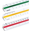 image:imageMr Pen Architectural Triangular Ruler Set with 12 Inch Triangular Scale  11 Inch 3060 and 8 Inch 4590 Triangles