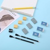 image:imageMr Pen Art Eraser Set 12 pcs Artist Pencil Erasers  Drawing Supplies Kit DualEnded Eraser Pencils with Cleaning Brush Kneaded Soft and Hard Erasers Sharpener for Sketching
