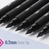 image:imageMr Pen Black Felt Tip Pens Fine Point 6 Pack Fast Drying No Smear  Bible Journaling Pens No BleedThrough for Planners Sketching WritingBlack  Blue