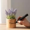image:imageMr Pen Black Permanent Markers 8 Pack Thick Markers  Chisel Tip Permanent Marker Chisel Tip Black Marker