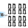 image:imageMr Pen Book Ends Black 4 Pack Heavy Duty Metal Bookends for Shelves  Book Holders for Shelves Metal BookendsBlack