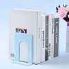 image:imageMr Pen Book Ends Black 4 Pack Heavy Duty Metal Bookends for Shelves  Book Holders for Shelves Metal BookendsLight Blue