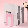 image:imageMr Pen Book Ends Black 4 Pack Heavy Duty Metal Bookends for Shelves  Book Holders for Shelves Metal BookendsLight Pink