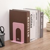 image:imageMr Pen Book Ends Black 4 Pack Heavy Duty Metal Bookends for Shelves  Book Holders for Shelves Metal BookendsLight Pink
