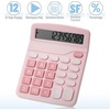 image:imageMr Pen Calculator Pink Calculators Large Display  Standard Function Calculator 12Digit Calculators Desktop Office Calculator Desktop CalculatorPink