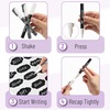 image:imageMr Pen Chalkboard Labels 200 pcs Assorted Shapes  Waterproof Reusable Blackboard Stickers with 1 Erasable Liquid Chalk Marker for Mason Jars150 pcs